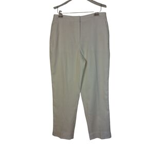 NEW J Crew Linen Blend Ankle Pants Women's Sz 8 White NWT